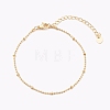 Brass Ball Chain Bracelets BJEW-JB06025-1