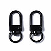 Spray Painted Eco-Friendly Alloy Swivel Snap Hooks Clasps PALLOY-T080-02A-NR-2