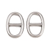 304 Stainless Steel Oval Links Connector Charms STAS-F366-02A-P-1