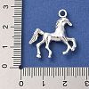 Tibetan Style Alloy Horse Pendants TIBEP-Q043-252-RS-2