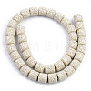 Synthetic Lava Rock Beads Strands G-S359-171M-2
