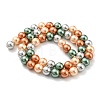 Electroplated Shell Pearl Beads Strands X-SHEL-F008-03B-02-2