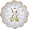 1Pc Porcelain Snack Plate AJEW-SP0006-04C-1