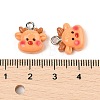 Christmas Theme Opaque Resin Pendants RESI-S08-02P-3