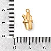304 Stainless Steel Pendant Rhinestone Settings STAS-B167-05G-3