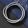 304 Stainless Steel Stretch Bracelets BJEW-A031-01B-P-5