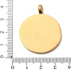 304 Stainless Steel Pendants STAS-F362-02G-3