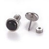 304 Stainless Steel Earlobe Plugs EJEW-F227-20P-A-3