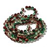 Christmas Theme Crackle Glass Beads Strands X1-CCG-C002-8mm-04-2