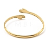 304 Stainless Steel Open Cuff Bangles BJEW-P302-01G-3
