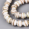 Handmade Gold Sand Lampwork Beads Strands LAMP-Q041-10D-3