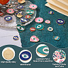 Craftdady 44Pcs 11 Style Rack Plating Alloy Enamel Pendants FIND-CD0001-37-15