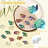 20Pcs Transparent Glass Beads GLAA-YW0005-34-5