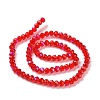 Electroplate Glass Beads Strands EGLA-A034-T3mm-L09-2