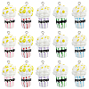 30Pcs Popcorn Resin Pendants RESI-SC0006-80-1