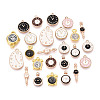 Alloy Enamel Pendants PALLOY-T094-13M-KCG-1