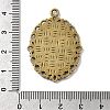 Oval Antique Bronze Color Zinc Alloy Pendant Settings for Cabochon & Rhinestone X-PALLOY-A15257-AB-LF-3