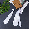 4Pcs 2 Style Polyester Necktie AJEW-FH0003-24-3