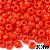 200Pcs Opaque Plastic Beads KY-YW0001-79D-1