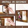 Double Sided Wooden Rotating Photo Frames with DIY Word Grandma Heart DJEW-WH0056-003-4