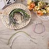 50Pcs Trendy 3MM Round Braided Imitation Leather Cord Bracelet Making BJEW-CL0001-45-4