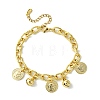 Brass Cable Chain Bracelets BJEW-JB10726-1