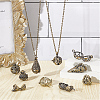 Tibetan Style Brass Cage Pendants KK-SC0004-35-4