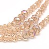 Glass Bead Lariat Necklaces NJEW-O059-04E-4