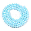 Electroplate Glass Beads Strands LS-EGLA-A034-P3mm-A04-3