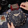 DIY Moth Pattern Pendulum Board Dowsing Divination Making Kit DIY-CN0002-39-3