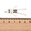 Halloween TOHO Glass Seed Beaded Pendants PALLOY-MZ01386-01-3