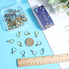 SUNNYCLUE 60Pcs 2 Colors 304 Stainless Steel Leverback Earring Findings STAS-SC0006-48-3