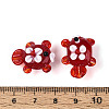 Handmade Lampwork Beads Strands LAMP-N036-21E-4