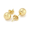 Brass Ear Studs X-EJEW-P261-01C-G-2