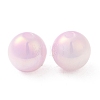 Iridescent Opaque Resin Beads RESI-Z015-01B-06-1