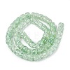 Crackle Transparent Glass Beads Strands GLAA-N069-03A-04-2