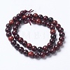 Imitation Burmese Rosewood Beads Strands WOOD-J001-03-8mm-1-2