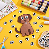 20 Pairs Polyester Cloth Self-adhesive Patches DIY-PH0038-19A-4