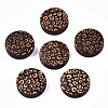 Painted Natural Wood Beads X-WOOD-T021-49A-07-1