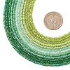 3MM Gradient Color Glass Seed Beaded Choker Necklaces for Women NJEW-JN05875-3