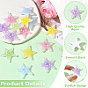 15Pcs 5 Colors Transpant Resin & Paillette Decoden Cabochons CRES-YW0002-86-3