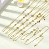 Brass Micro Pave Cubic Zirconia Mittens Bracelets BJEW-C156-01G-1