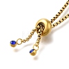 Adjustable 304 Stainless Steel Slider Bracelet/Bolo Bracelets Making LS-STAS-I153-03G-03-3