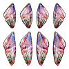Transparent Resin Wing Pendants Set RESI-TAC0021-01C-1