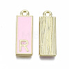 Alloy Enamel Pendants ENAM-T012-01R-RS-3