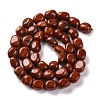 Natural Red Jasper Beads Strands LS-G-G146-A04-01-4