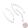 925 Sterling Silver Tube Beads STER-D035-14S-5