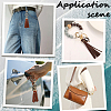 1Pc PU Leather Tassel Keychains KEYC-CL0001-50B-5