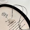 Adjustable Plastic Pearl Beaded Heart Pendant Necklaces for Women WG3FF90-01-1