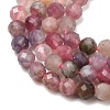 Natural Plum Blossom Tourmaline Beads Strands G-D110-A01-02-4